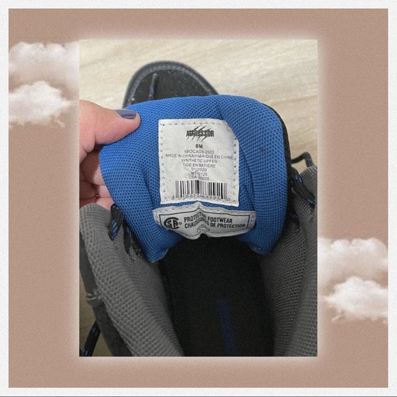 ♥︎AGGRESSOR Steel Toe Mid-Cut Safety Hiking Shoe♥︎ - Picture 5 of 7